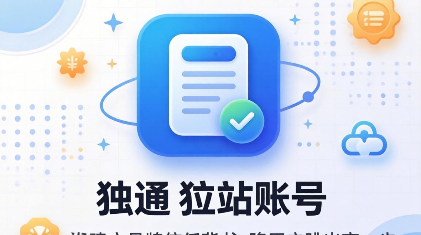 独立站怎么开通账号图标