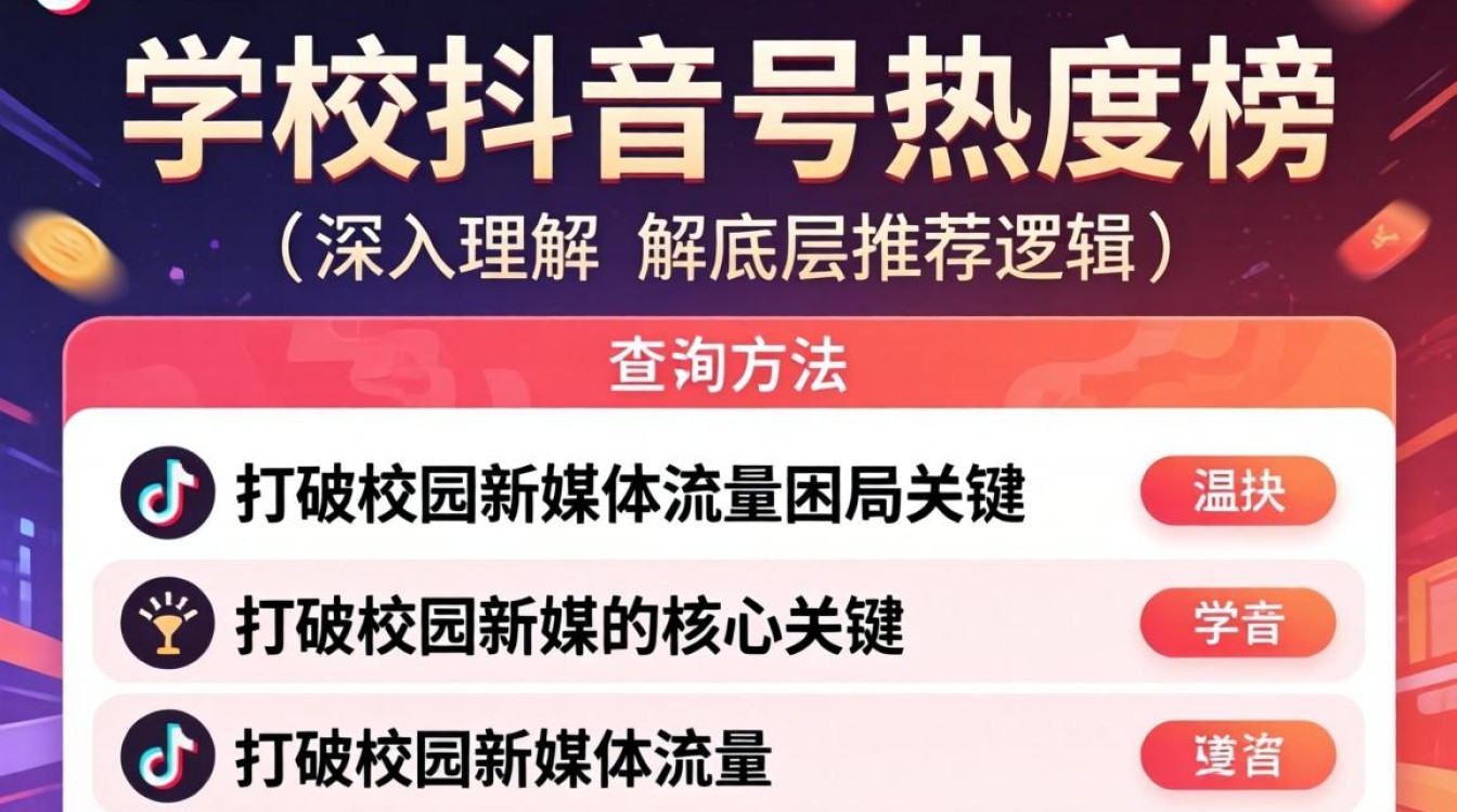 学校抖音号热度榜怎么查