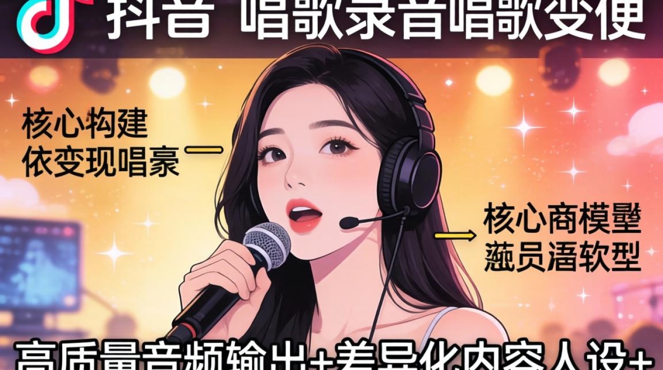 主播唱歌怎么录抖音声音