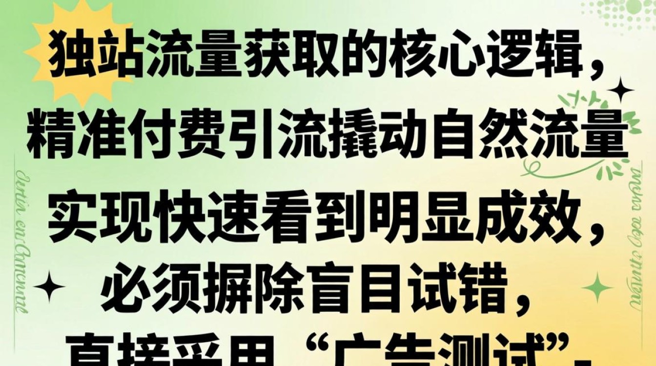 独立站如何快速获取流量
