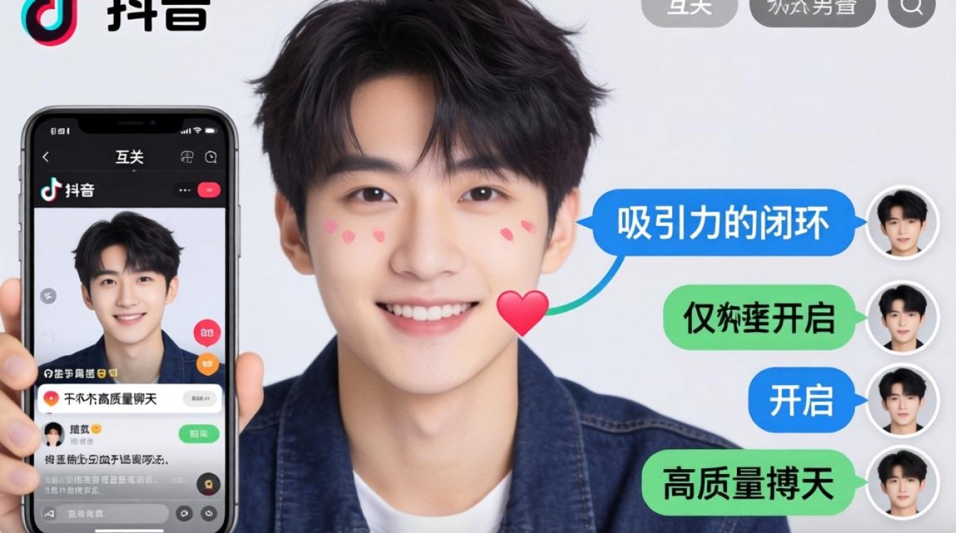 抖音怎么和帅哥互关聊天