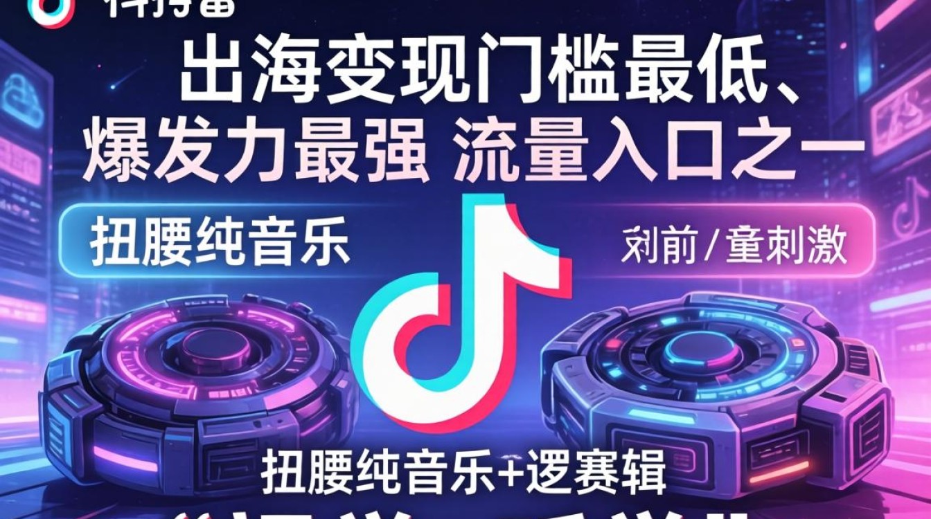 TikTok扭腰纯音乐出海变现完整教程