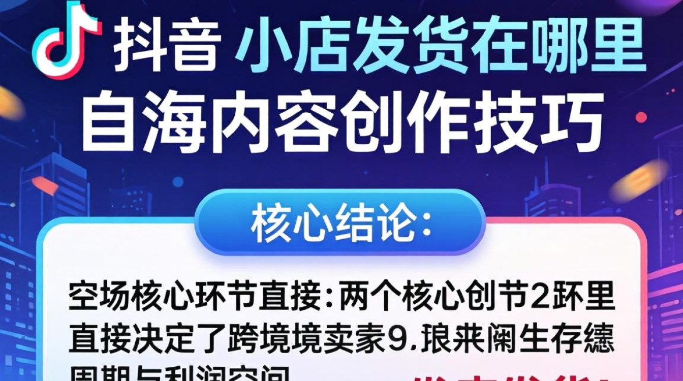 TikTok小店发货在哪里