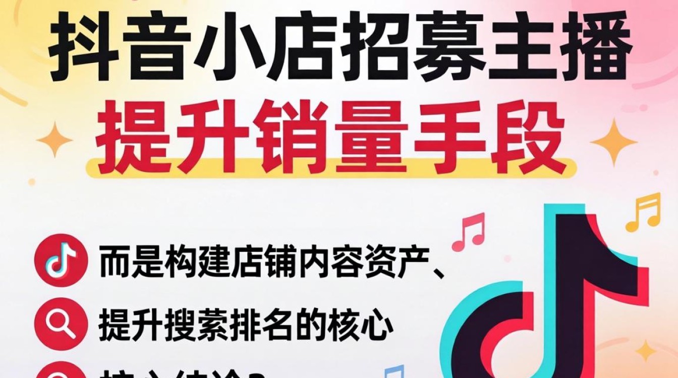 抖音小店招主播有哪些渠道