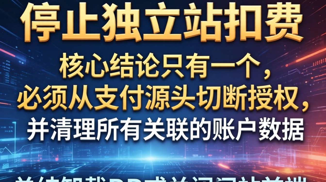 独立站自动续费如何取消