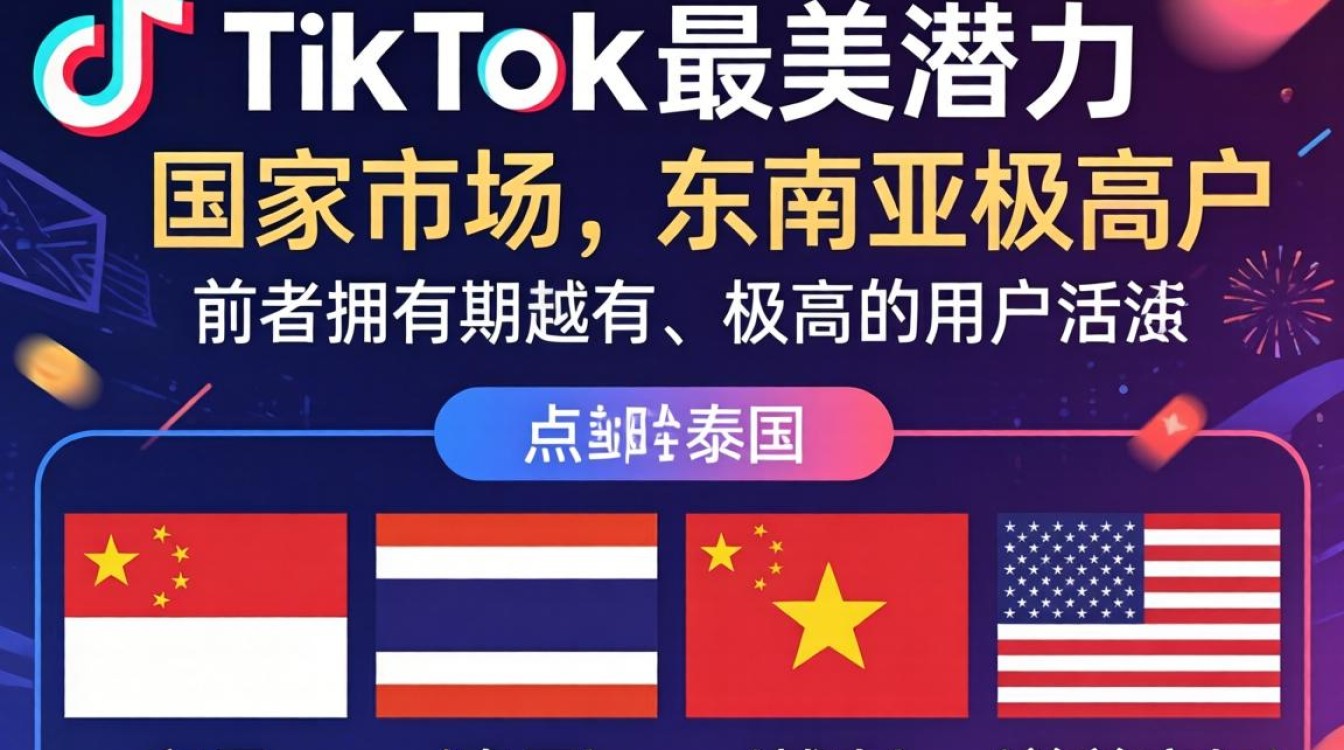 TikTok哪个国家市场好