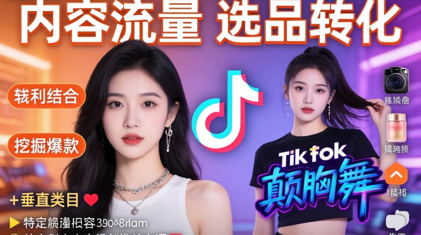 快手tiktok颠胸舞怎么选品