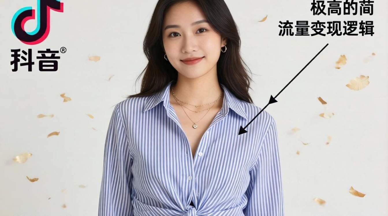 TikTok衬衫打结教程与粉丝增长秘籍