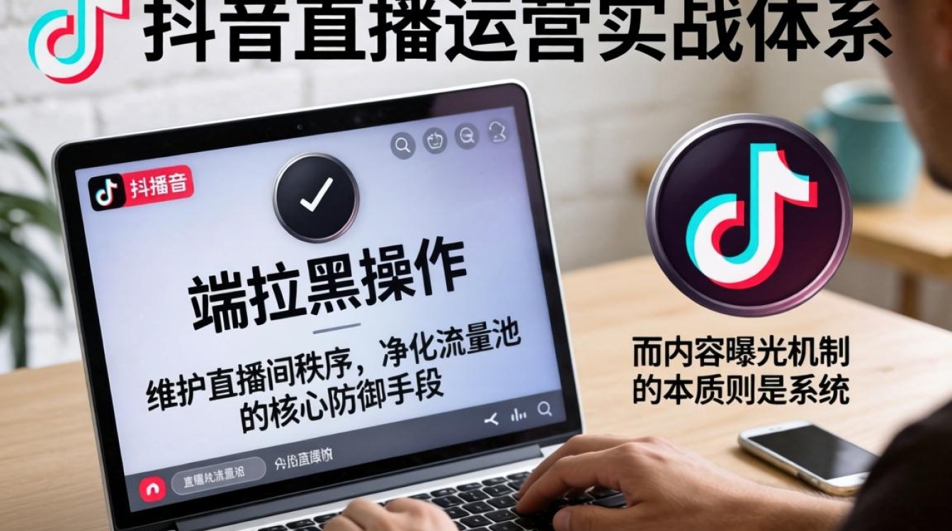 抖音直播如何拉黑禁言用户