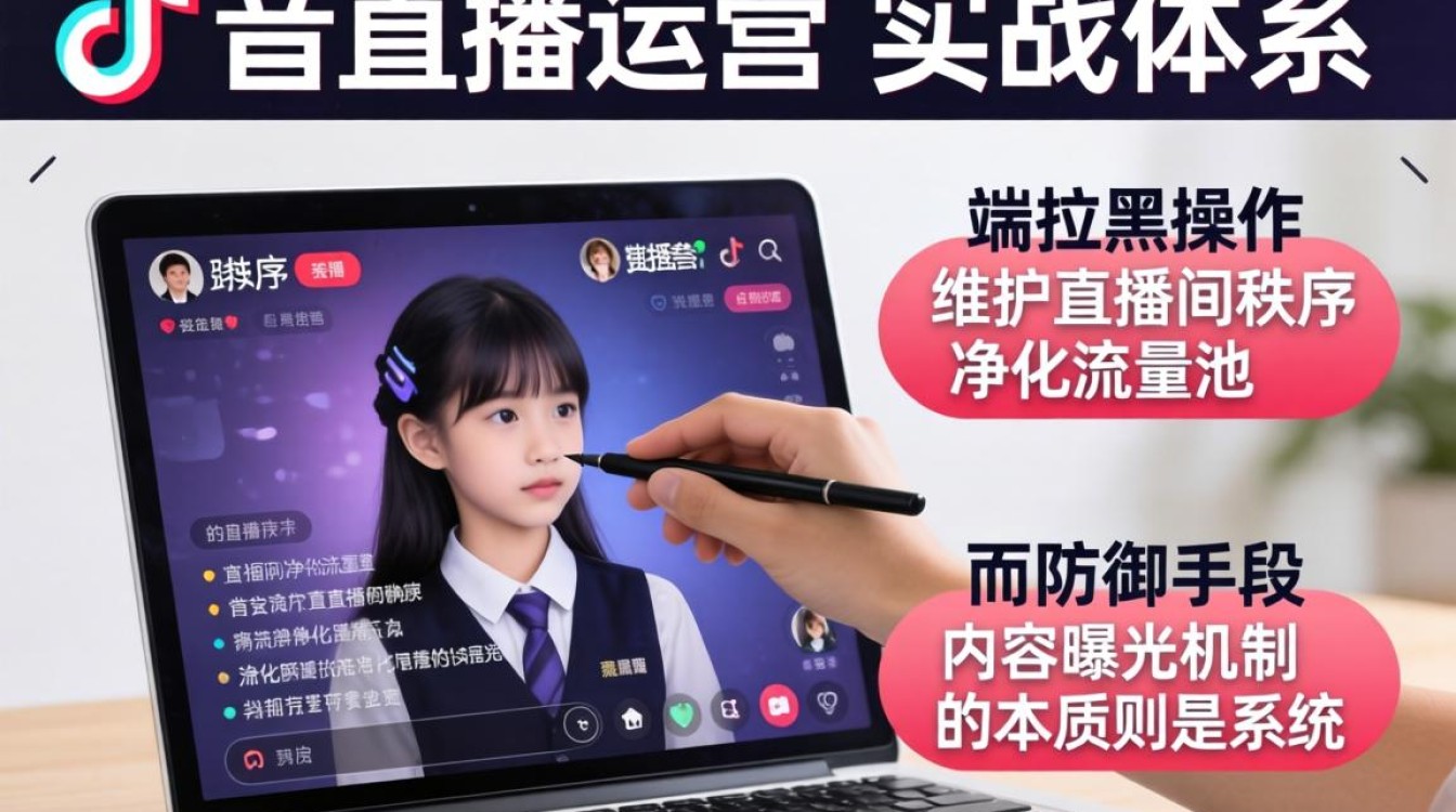 抖音直播如何拉黑禁言用户