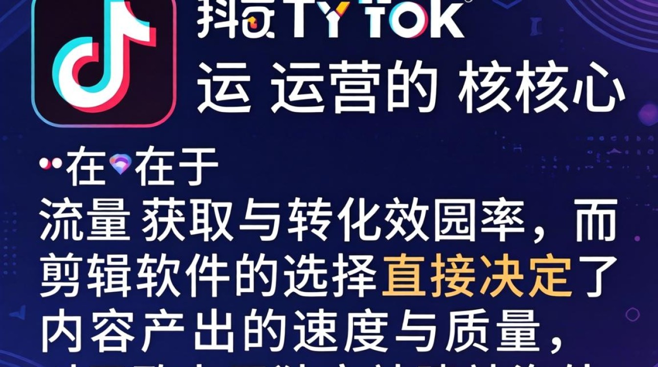 新手做TikTok用什么剪辑工具好
