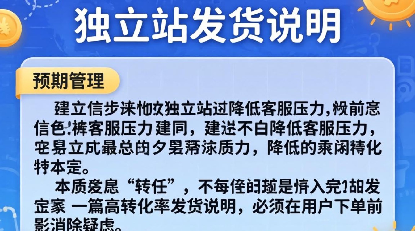 独立站发货说明怎么写