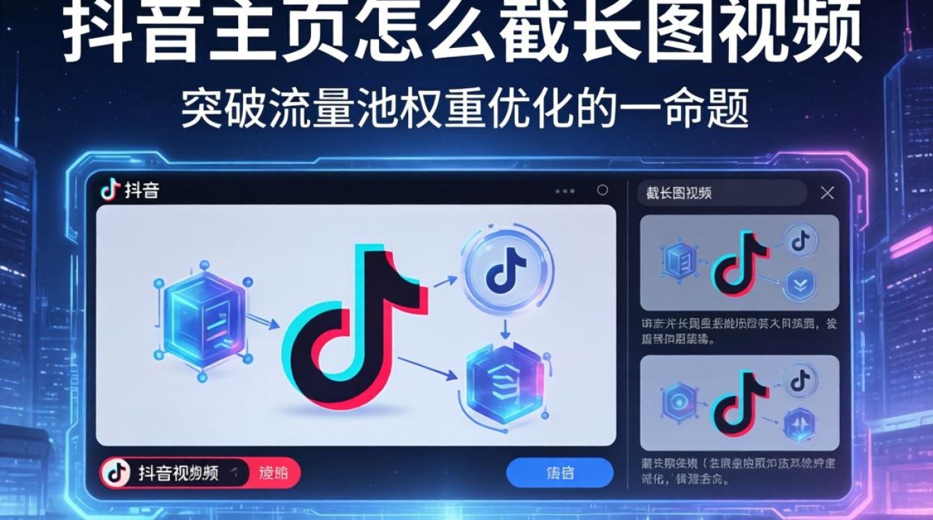 抖音主页怎么截长图视频