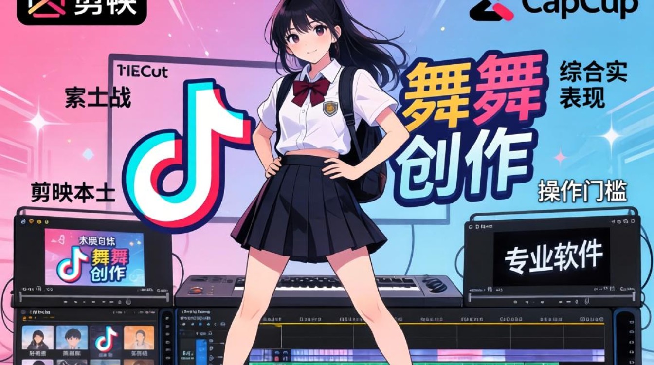 高中生tiktok舞蹈工具对比