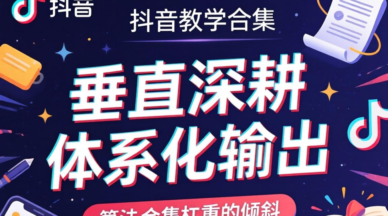 抖音教学合集怎么制作才能火