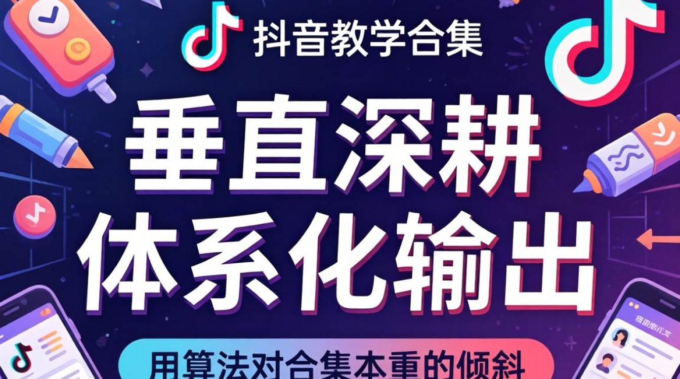 抖音教学合集怎么制作才能火