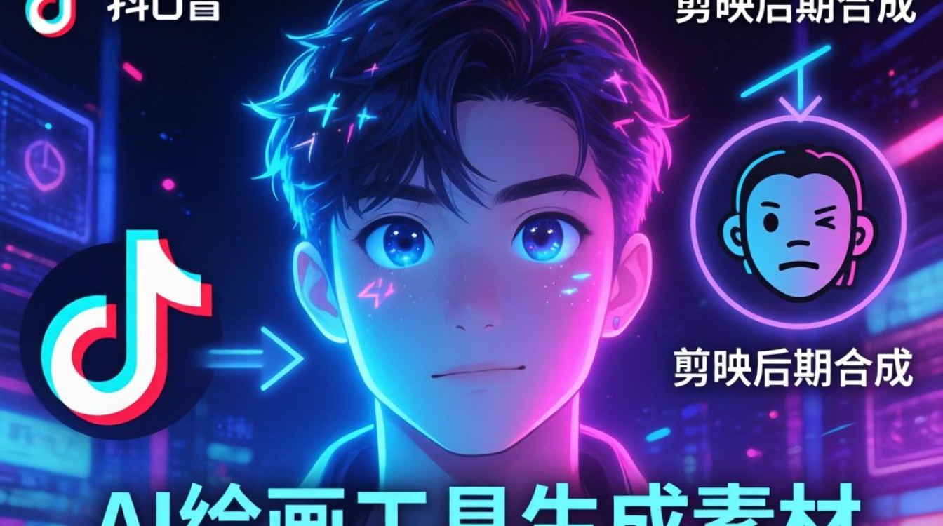 抖音荧光人物表情怎么弄