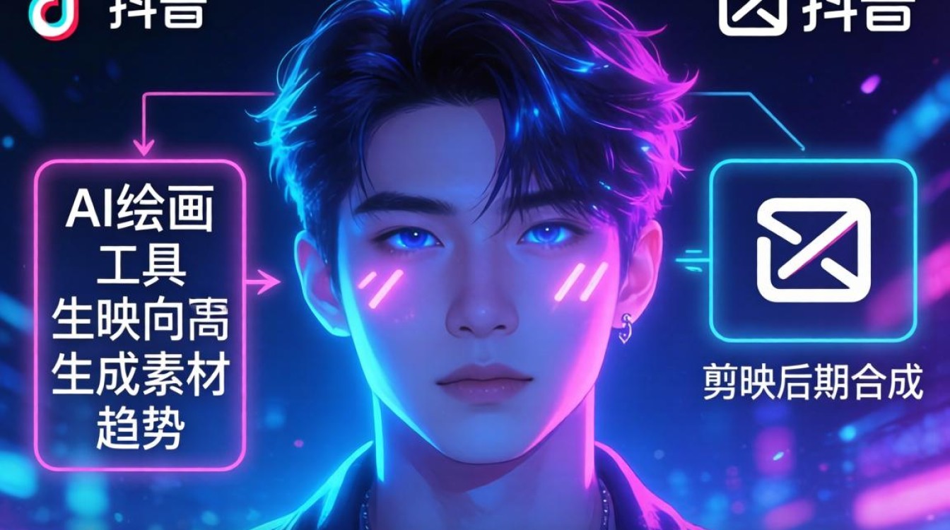 抖音荧光人物表情怎么弄