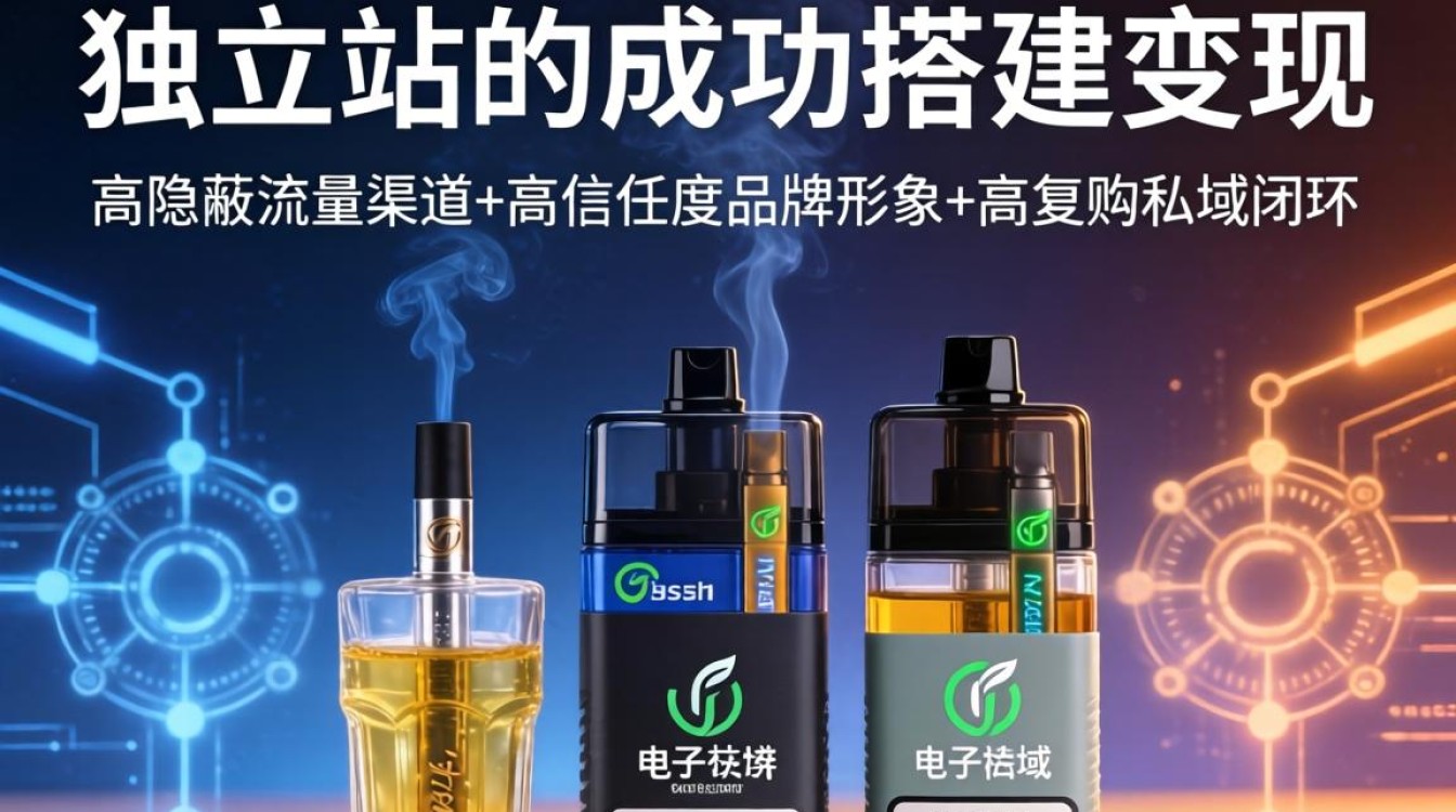 电子烟独立站搭建教程与变现方法