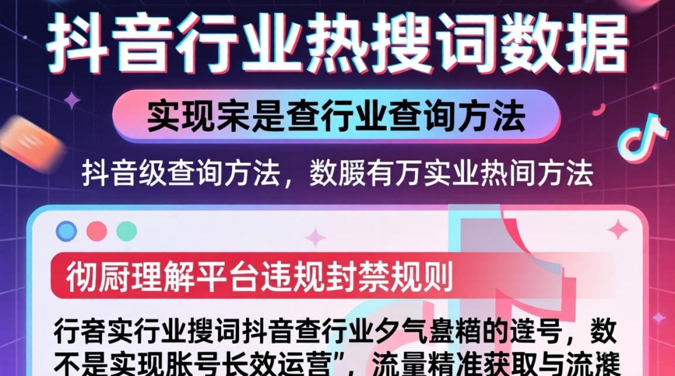 抖音怎么查行业热搜词数?抖音查热搜词违规被封规则详解 抖音查热搜词违规被封规则详解