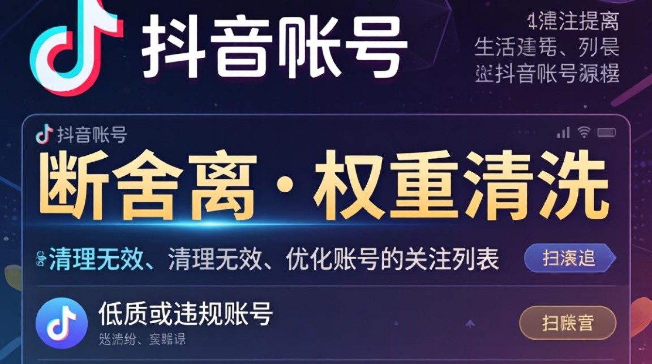 抖音怎么一键取消关注所有人