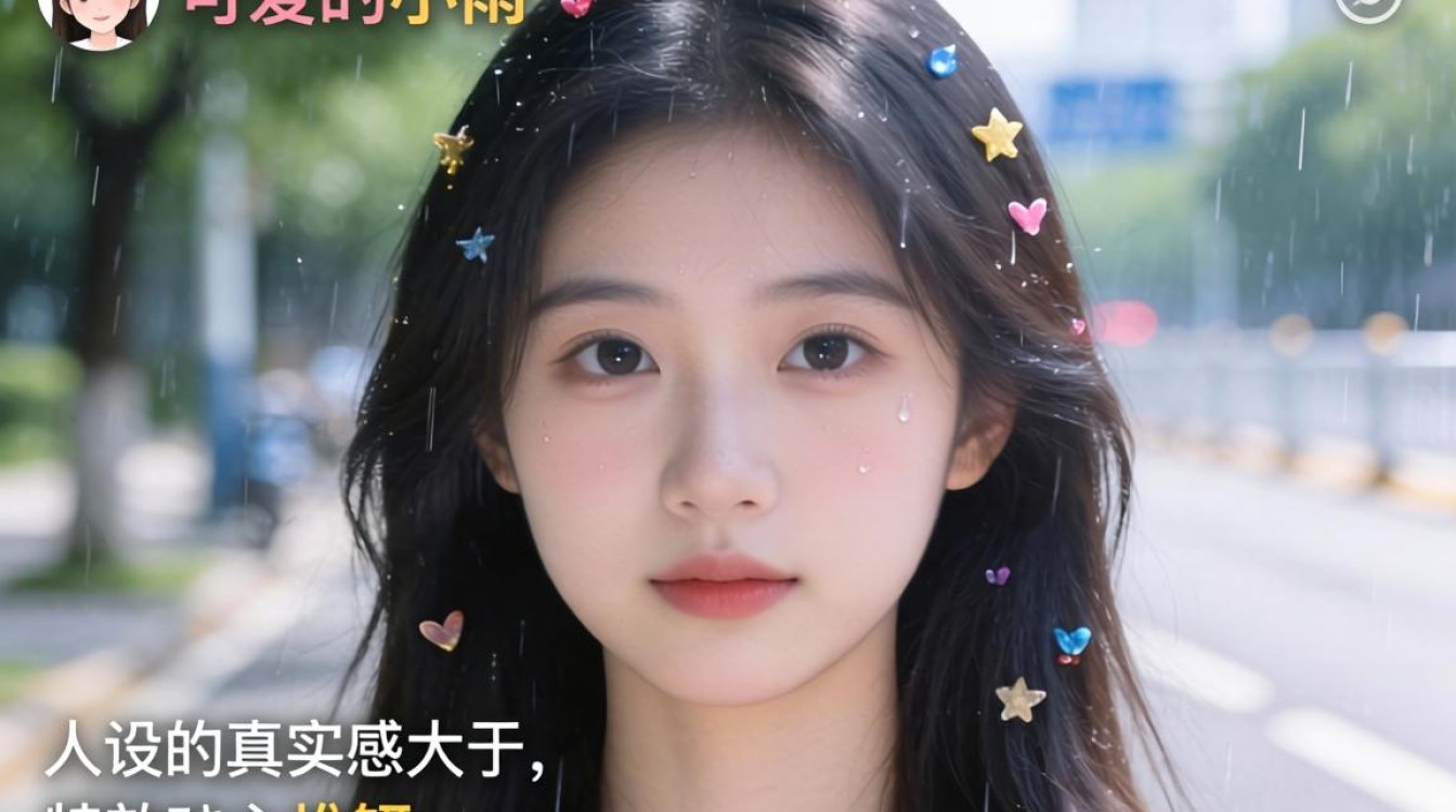 抖音号可爱的小雨怎么拍