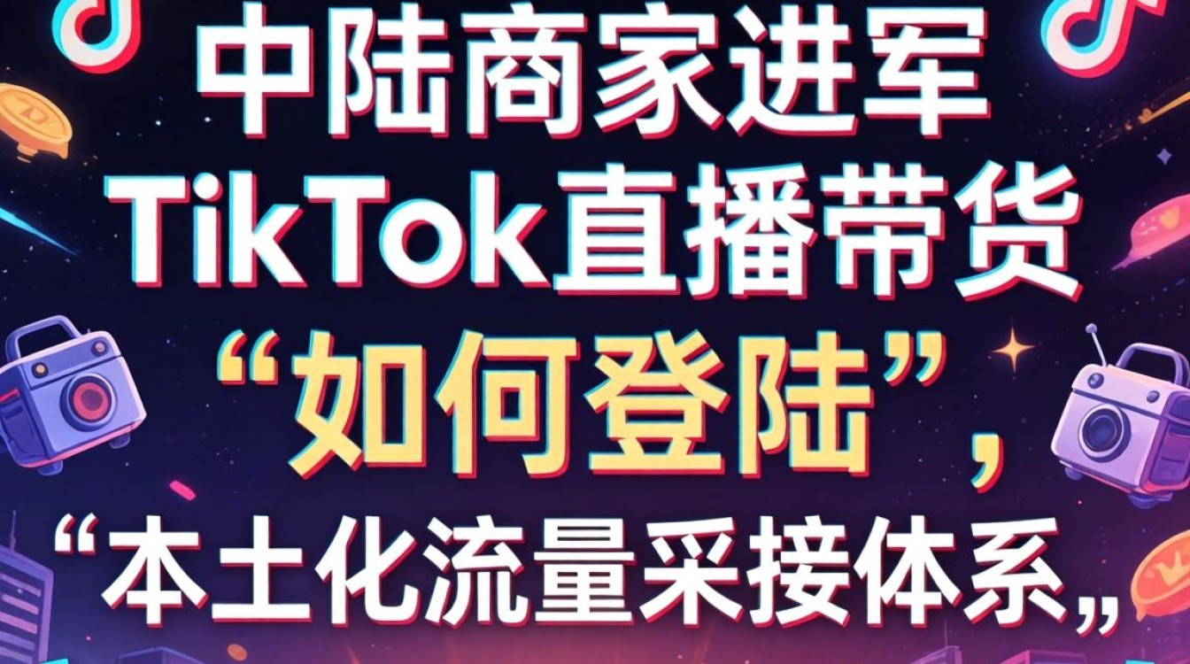 大陆登陆tiktok直播带货怎么弄