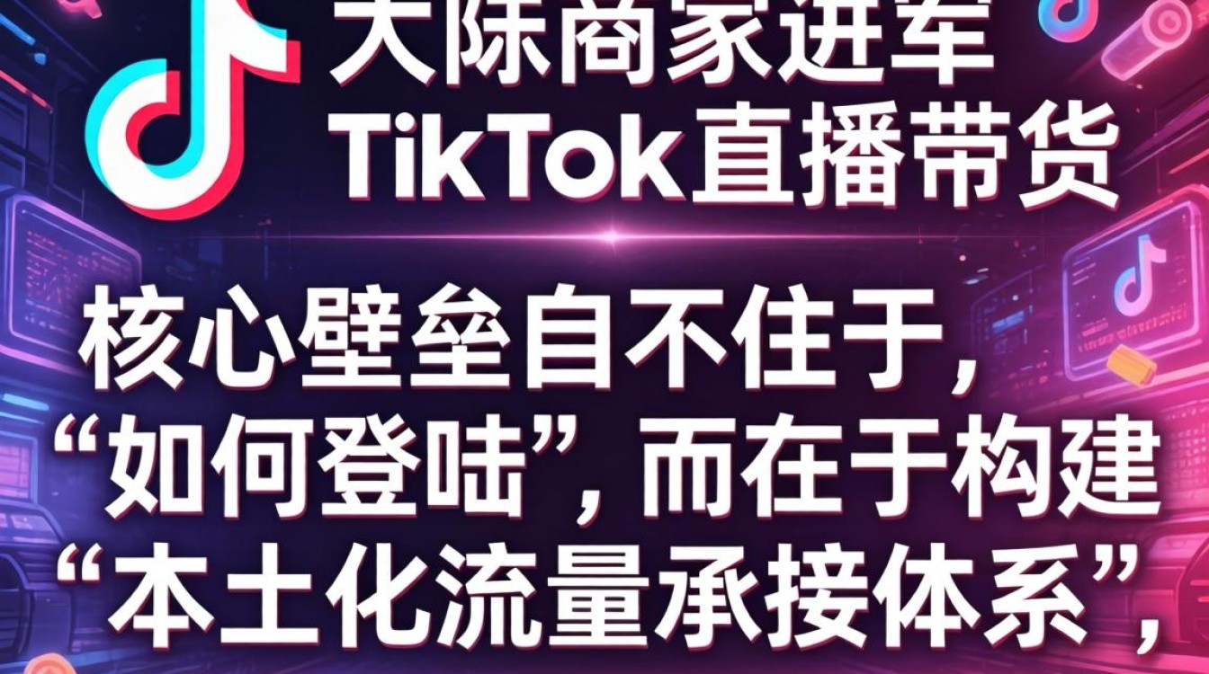大陆登陆tiktok直播带货怎么弄