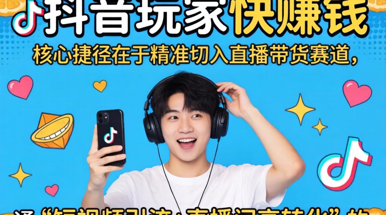 抖音新手玩家怎么赚钱快