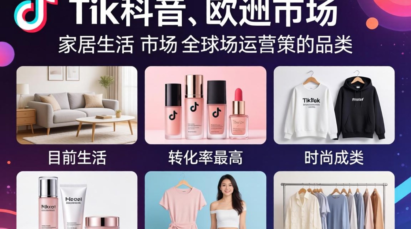 欧盟TikTok热门爆款类目推荐
