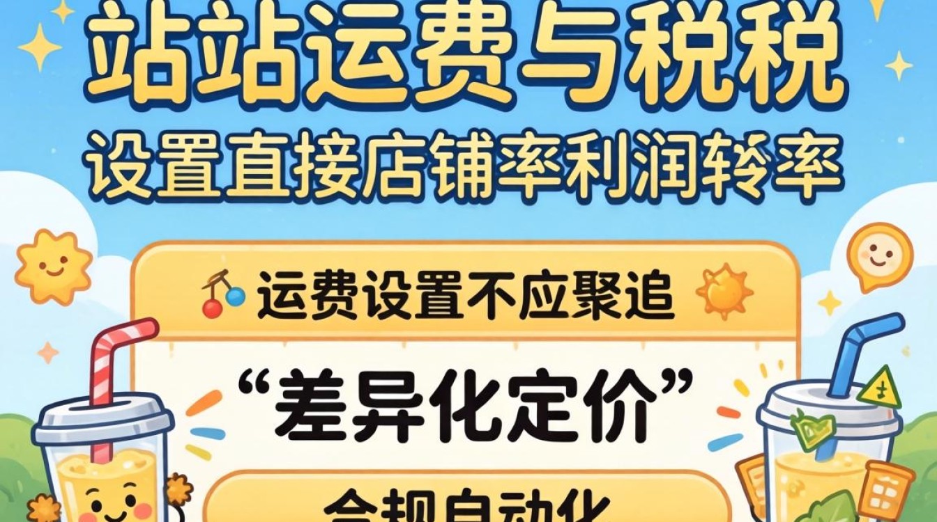 独立站运费税率怎么设置