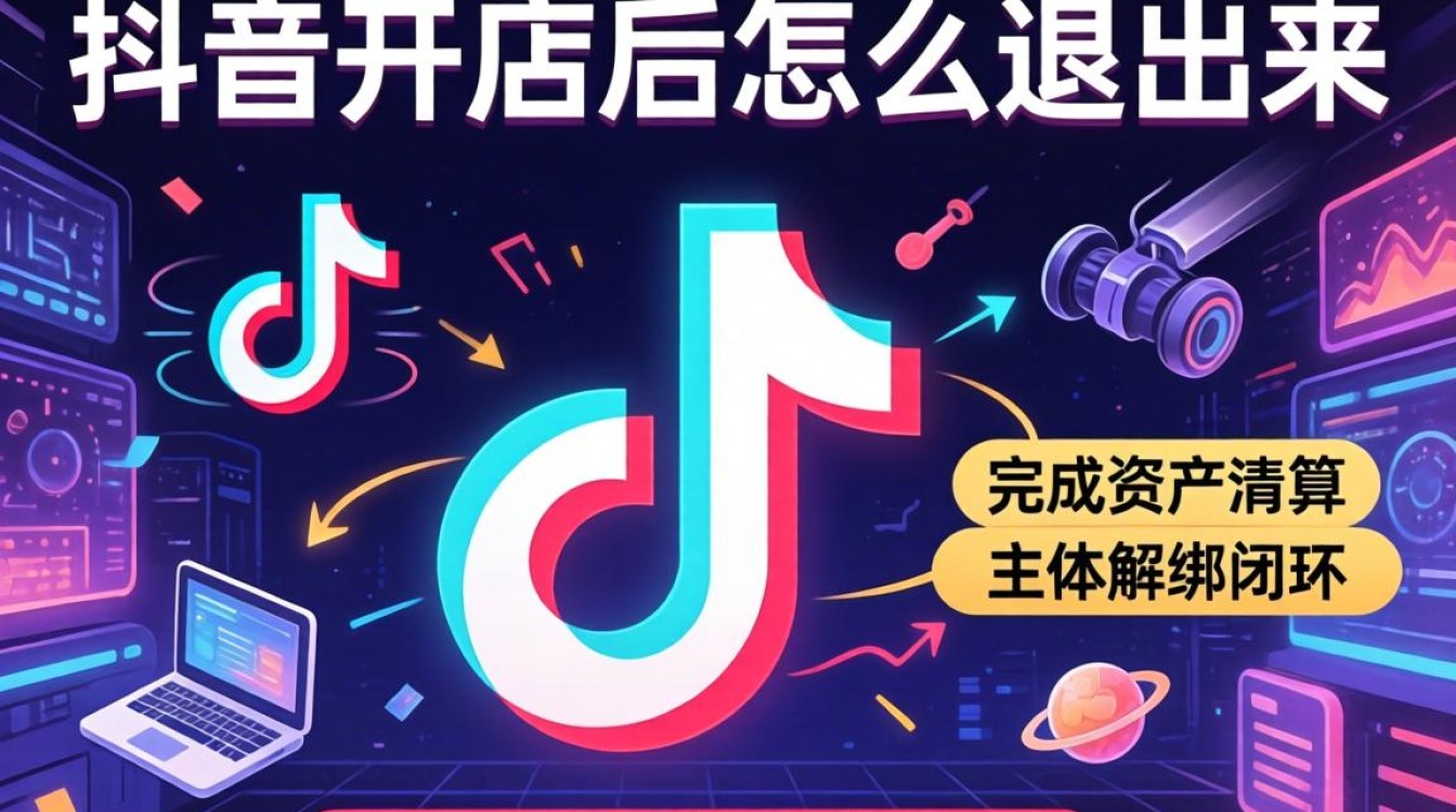 抖音开店后怎么退出来