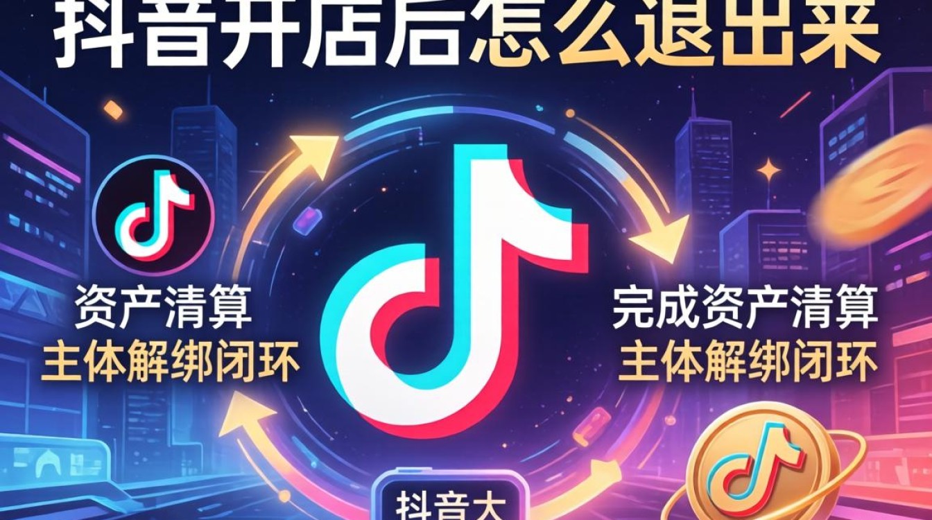 抖音开店后怎么退出来