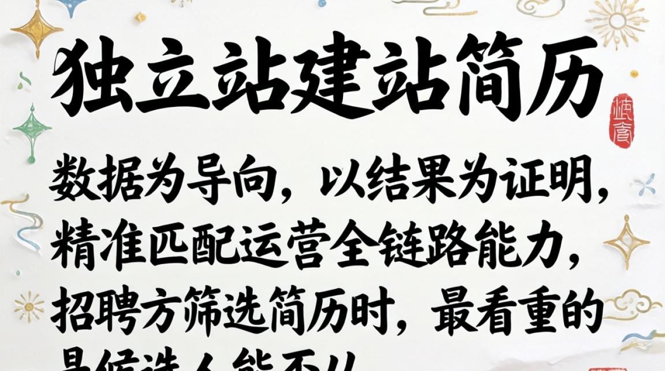 独立站建站简历怎么填?独立站运营简历怎么写才能吸引HR 独立站运营简历怎么写才能吸引HR
