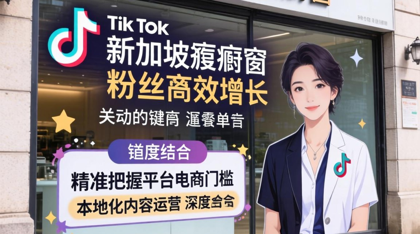 TikTok新加坡橱窗怎么开?新加坡TikTok橱窗开通条件与粉丝运营技巧 新加坡TikTok橱窗开通条件与粉丝运营技巧