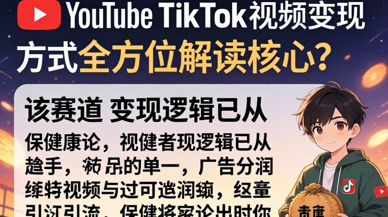 YouTube保健品tiktok视频如何变现