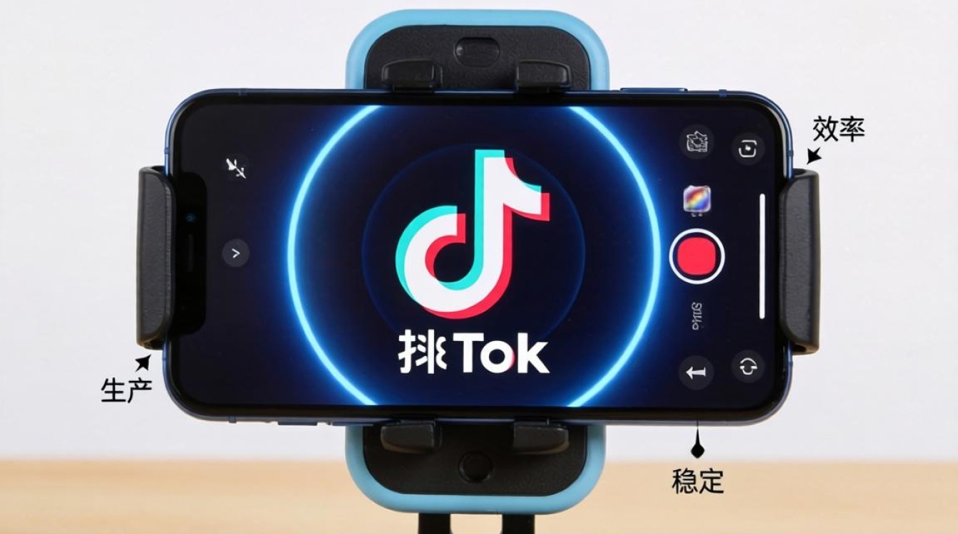 TikTok手机支架怎么剪辑