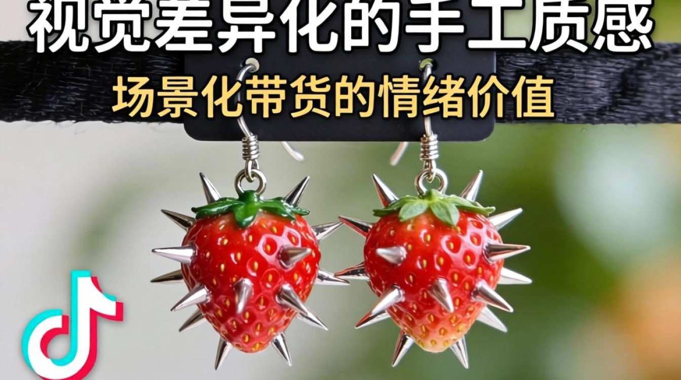 抖音小草莓耳环怎么绣的?小草莓耳环带货话术有哪些? 小草莓耳环带货话术有哪些