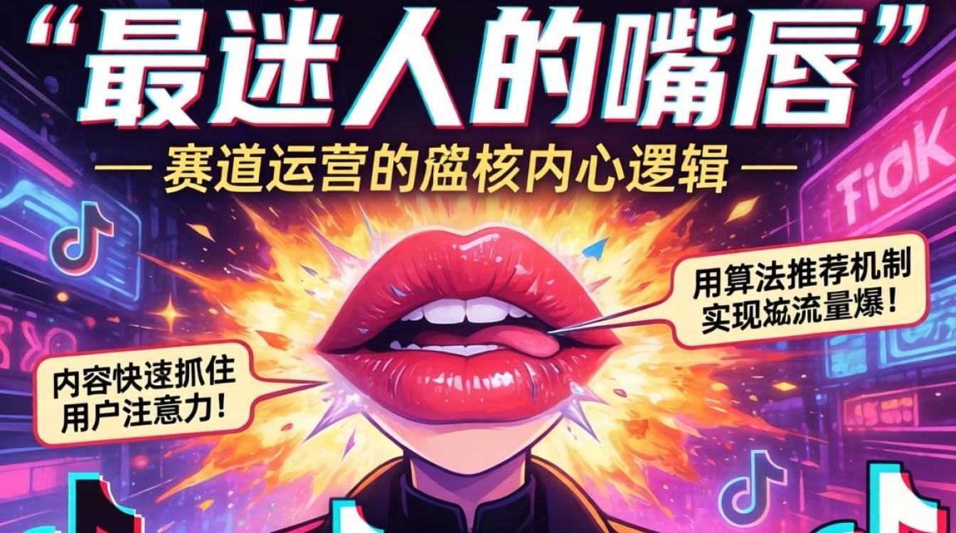 TikTok最迷人的嘴唇怎么运营