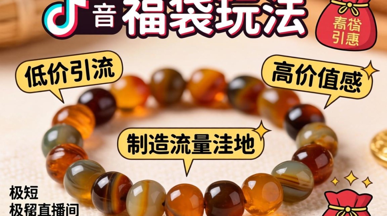 抖音玛瑙手镯怎么写福袋
