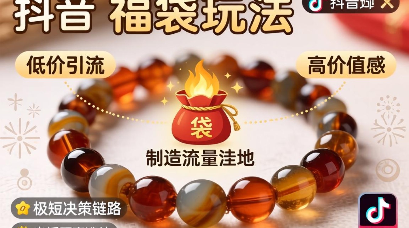 抖音玛瑙手镯怎么写福袋