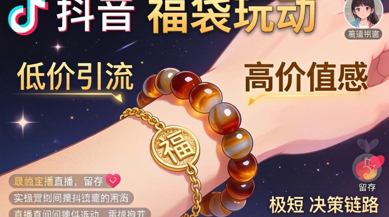 抖音玛瑙手镯怎么写福袋