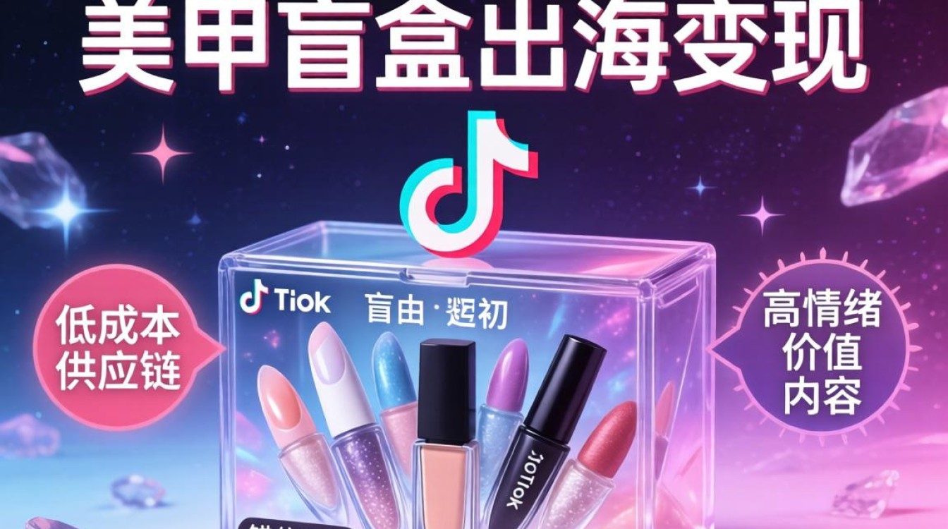 TikTok美甲盲盒怎么做