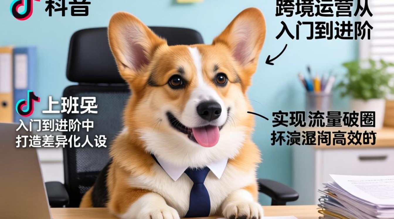 柯基上班怎么拍?TikTok跨境运营从入门到进阶教程 TikTok跨境运营从入门到进阶教程