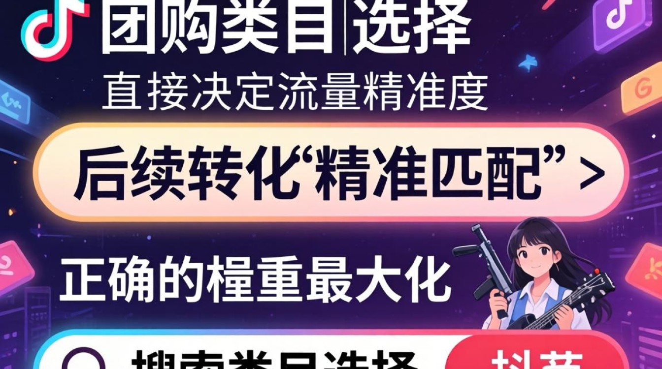 抖音团购类目选择技巧详解