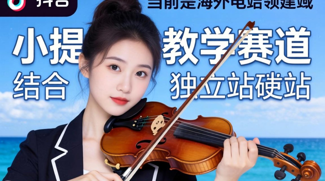 TikTok小提琴教学怎么做