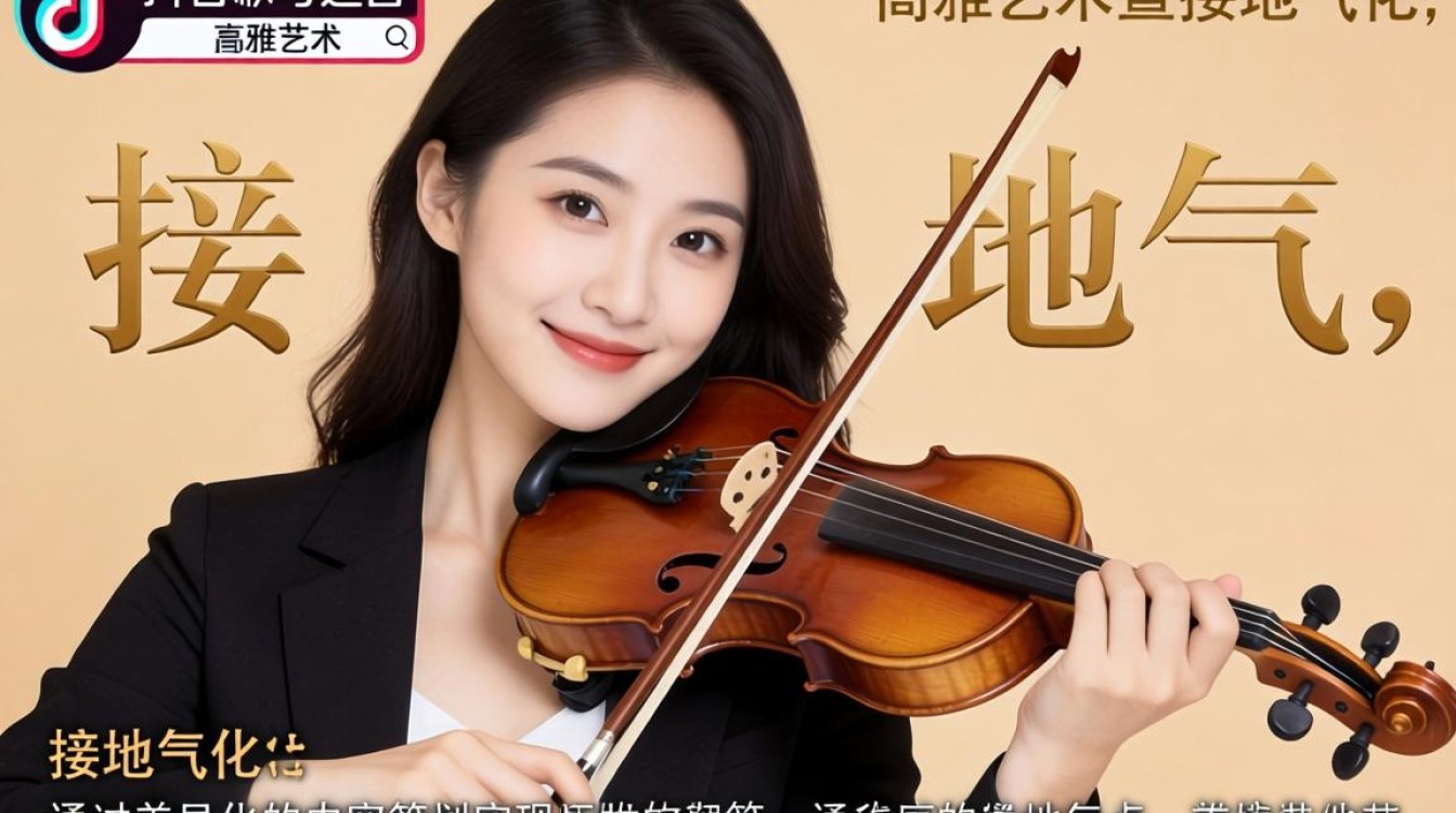 抖音小提琴教学如何快速涨粉