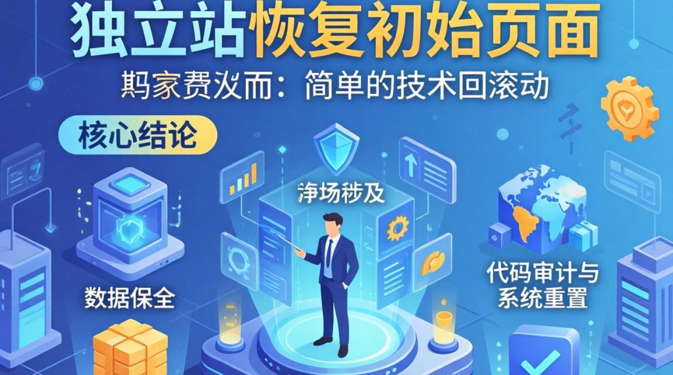 独立站恢复初始页面方法详解