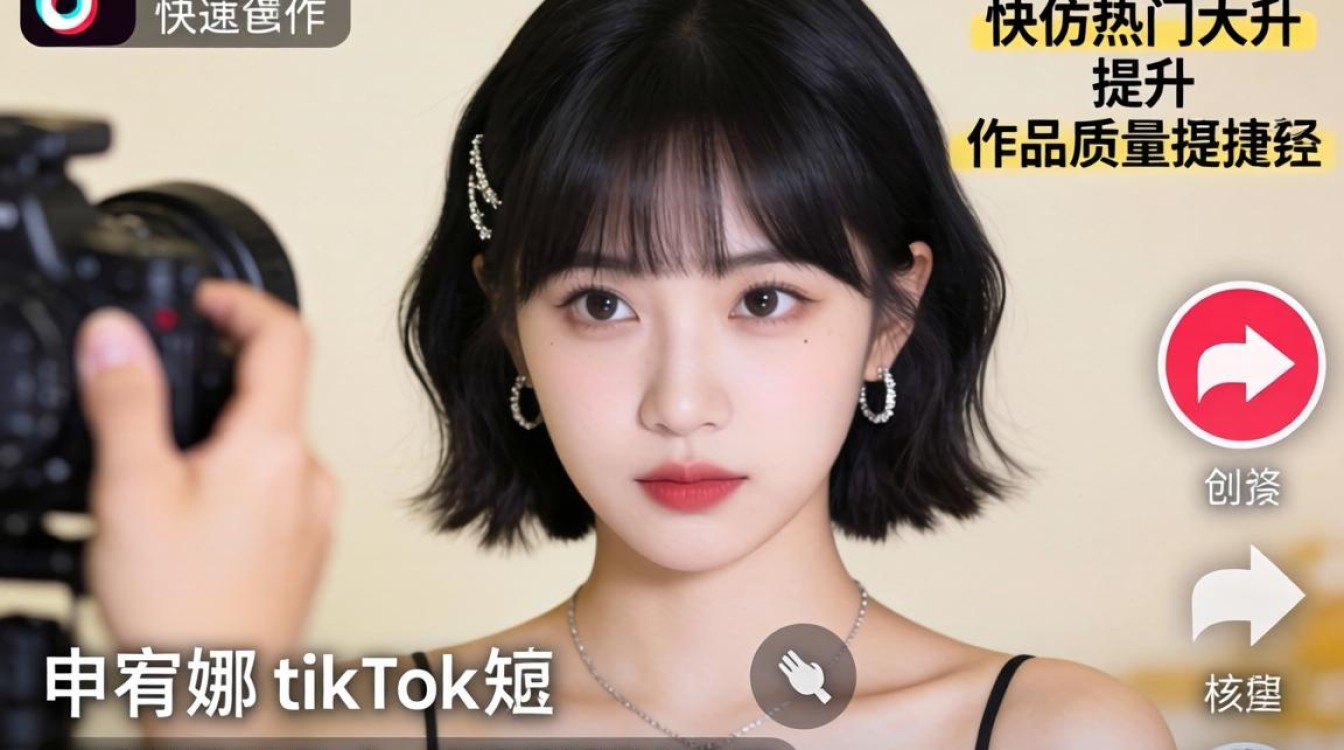 申宥娜tiktok短发怎么拍