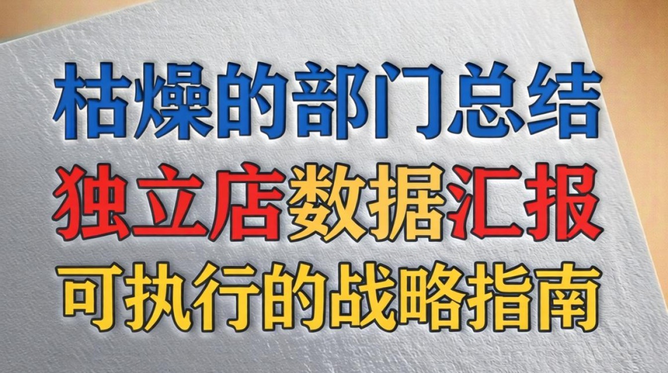 独立站部门总结怎么写?部门总结报告模板范文 独立站部门总结怎么写